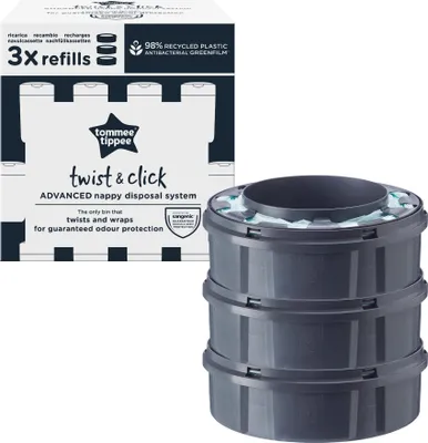 Image de Cassettes de recharge Tommee Tippee pour le système de collecte de couches Twist & Click Advanced
