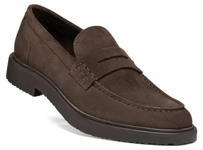 Produktbild von Geox MASSIMIANO Herren Leder Mokassin U66H9A 00022 C6005 Schuh Braun, Schuhgröße:40 EU