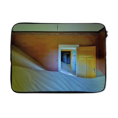 Produktbild von MuchoWow® Laptop Hülle 13 Zoll Sand - Wüste - Tür - Architektur Laptoptasche - Laptophülle - Sleeve - Rundumschutz