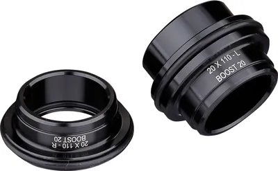 Produktbild von Spank Boost Adapter 20x110 mm - Oozy/Spike Naben-Adapter Schwarz.
