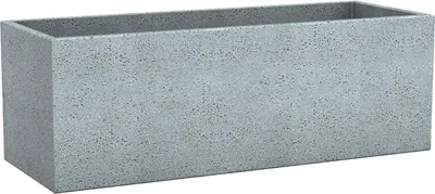Image de Jardinière Scheurich 240 Stony Grey 80 cm, grise