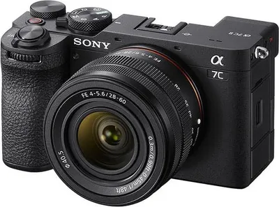 Produktbild von Sony α 7C II + FE 28-60mm F4-5.6, 33 MP, 7008 x 4672 Pixel, Exmor R CMOS, 4K Ultra HD, Touchscreen, Schwarz