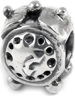 Image de CarloBiagi Charm Bead Réveil 925 Véritable élément de bijouterie en argent D2BBS085