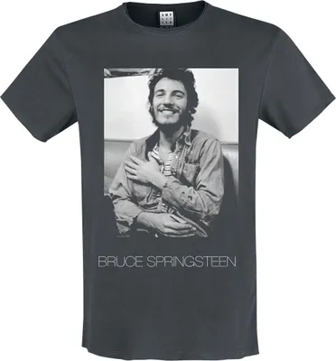 Produktbild von Bruce Springsteen T-Shirt Herren Amplified Collection - Vintage charcoal XXL