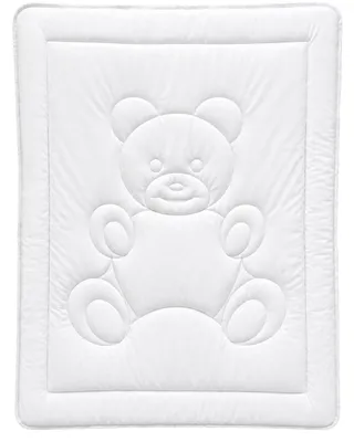 Produktbild von Kigatex - Kinder Bettdecke mit Bärchensteppung 100 x 135 cm für Kinder & Babys, Allergiker-geeigneten, für angenehme Träume, Oeko-Tex®