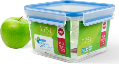 Obrázek produktu pro EMSA 508537, Krabice, Obdélníkový, 1,75 l, Modrá, Průhledná, Plast, Německo