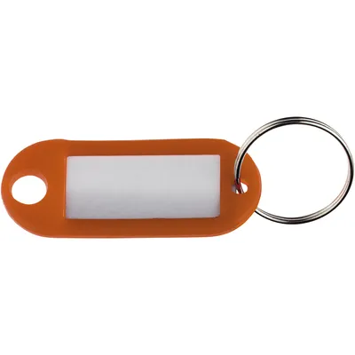 Produktbild von ALCO Schlüsselanhänger 1853-19 Kunststoff orange 10 St./Pack.