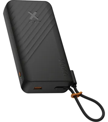 Immagine prodotto di Powerbank Xtorm Go2 Evolution - 20.000 mAh - Cavo integrato - Powerbank ad alta potenza - Caricabatterie rapido per Samsung e iPhone - Tecnologia sostenibile - Nero antracite