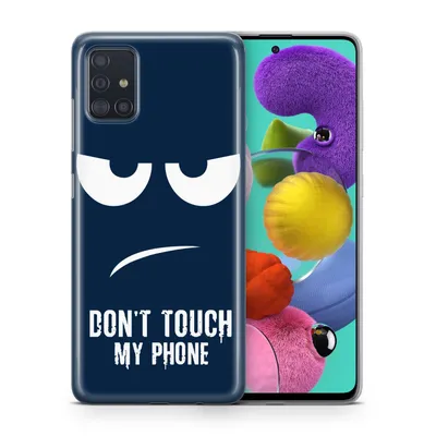 Zdjęcie produktu dla Etui na telefon komórkowy Pokrowiec ochronny na Samsung Galaxy S20 FE Etui pokrowiec torba zderzak etui TPU, Model: Samsung Galaxy S20 FE, Wybierz projekt: Dont Touch My Phone Blue