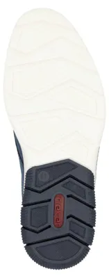 Produktbild von Rieker Herren Slipper mit weicher Innensohle aus Leder 14450, Größe:46 EU, Farbe:Blau