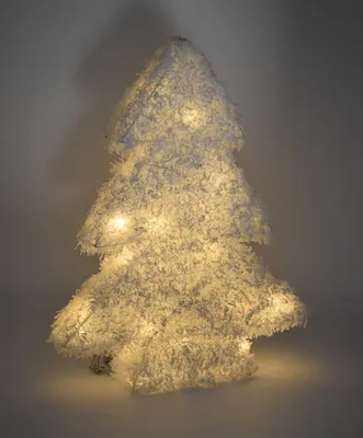 Produktbild von LED Weihnachtsbaum 40cm Christbaum künstlicher Tannenbaum Tanne beleuchtet Weiß