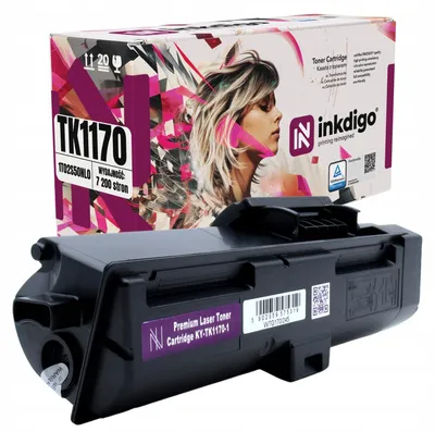 Produktbild von Inkdigo Toner TK1170 für Kyocera ECOSYS M2040DN, M2540DN, M2540DNe, M2540DNw – Schwarz, 7200 Seiten,