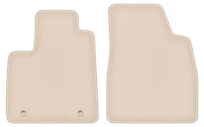 Produktbild von DURBAN Beige Velours-Fußmatten vorne für MG 3 Hybrid + (2024-)