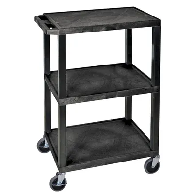 Produktbild von Etagenwagen schwarz 61,0 x 46,0 x 86,5 cm