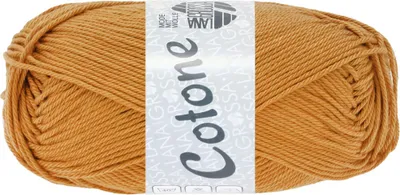 A ball of yarn with a label.