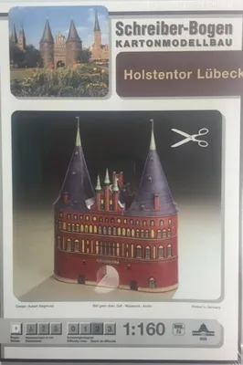 Produktbild von Schreiber-Bogen Kartonmodellbau Holstentor Lübeck N