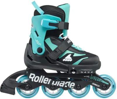 Zdjęcie produktu dla Rollerblade Microblade łyżworolki dziecięce czarny jasnoniebieski rozmiar 36,5-40,5