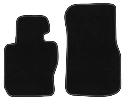 Productafbeelding van Velours voormatten voor BMW 3 F34 2013-2020 – 2-delig, zwart, op maat – Wielganizator BASIC