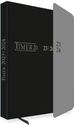 Produktbild von Trötsch Schülerkalender mit Klappe Black 23/24