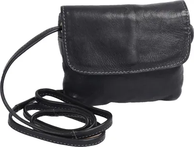 Produktbild von Handtasche Leder weich Damentasche, schwarz
