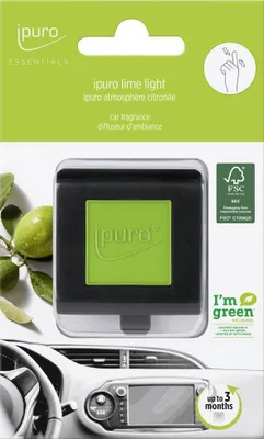 Produktbild von ipuro Essentials Autoduft Lime Light