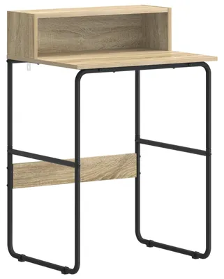 Obrázok produktu pre Stôl s úložným priestorom, Imitácia Sonoma, 60 x 50 x 91 cm