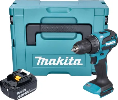 Produktbild von Makita DDF 490 M1J Akku Bohrschrauber 18 V 65 Nm 1/2" Brushless + 1x Akku 4,0 Ah + Makpac - ohne Ladegerät