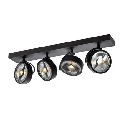 Produktbild von SLV KALU CW, Indoor Wand- & Deckenaufbauleuchte, QPAR111, 4x, schwarz