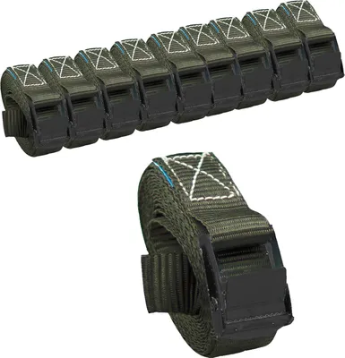 Produktbild von 10x Profi Spanngurt Gurt Zurrgurt Klemmschloss Auto 1-tlg 2,5m 250 kg Anthrazit