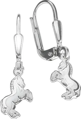 Produktbild von F Ohrhänger 925/- Sterling Silber 2,5cm weiß 371230115