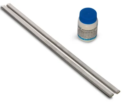 Karosseriezinn Sn90Zn7Cu3, 2 Stangen + 100 g Verzinnungspaste