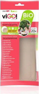 Obrázok produktu pre Vigo! Tácky Papierové Hnedé 13X20 Cm, 20 Ks