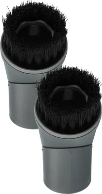 Produktbild von vhbw 2x Saugpinsel Set Ersatz für Miele SSP 10, SSP10, 7132710 für Staubsauger - Rundbürste