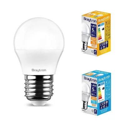 Produktbild von 10x E27 5W Kaltweiß LED Kugel 400 lm 6500K Leuchtmittel