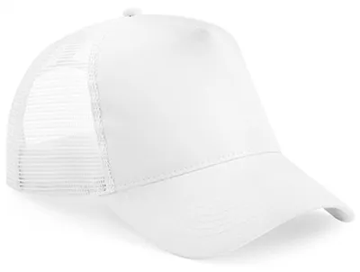 Produktbild von Beechfield B640B | Junior Snapback Trucker - Farbe: White/White - Größe: One Size