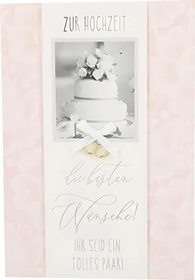 Produktbild von Depesche Klappkarten zur Hochzeit Sortierung : Zur Hochzeit die besten Wünsche ihr... Klappkarten zur Hochzeit Sortierung : Zur Hochzeit die besten Wünsche ihr...