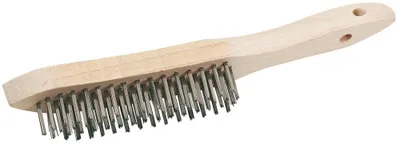Drahtkratzbürste, rostfreier Stahl, 4-reihig, 310 mm