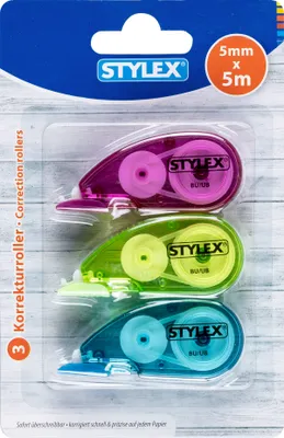 Produktbild von Stylex - Korrekturroller - 3 Stück
