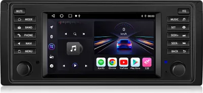 Produktbild von Radio Android 64GB do BMW X5 E53 2000-2007 Radio Navi Carplay DAB+ Bluetooth