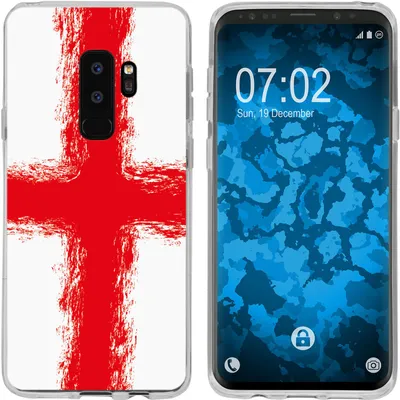 Produktbild von PhoneNatic Case kompatibel mit Samsung Galaxy S9 Silikon-Hülle WM England M4