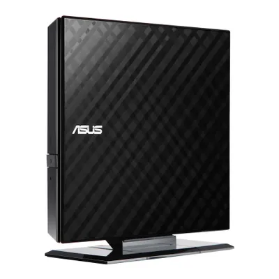 Produktbild von ASUS SDRW-08D2S-U LITE, Schwarz, Vorderseite, USB 2.0, CD-R, CD-ROM, DVD+R, DVD+R DL, DVD-R DL, 8x, 24x