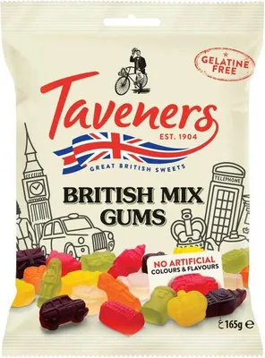 Produktbild von Taveners British Mix Gums 165g