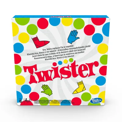 Produktbild von Hasbro Twister Gesellschaftsspiel Neue Version mit zusätzlichen Herausforderungen
