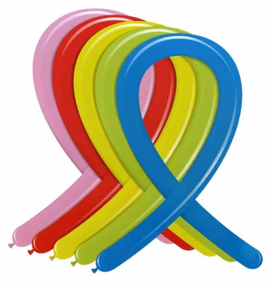 Produktbild von Modellierballons Naturlatex | 5 cm Bunt (100 Stück)