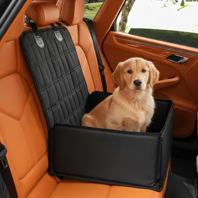Produktbild von Autositz für kleine bis mittelgroße Hunde bis 12 kg Sitzerhöhung , Auto Haustiersitz