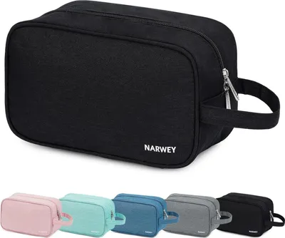 Produktbild von Kulturbeutel Herren Damen Große Reise Waschtasche Kinder Schwarz