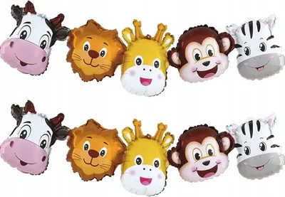 Produktbild von Girlanda Balonowa Zwierzęta Gospodarcze Farma 206X34Cm Dekoracja Urodzinowa