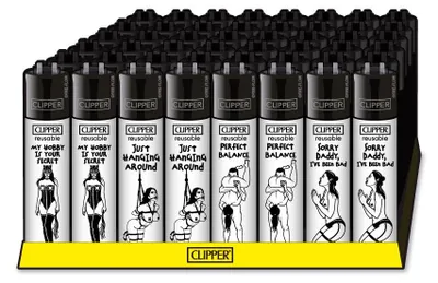 Produktbild von 48x Clipper Reibrad Feuerzeug | FFX Adult N6 | nachfüllbar