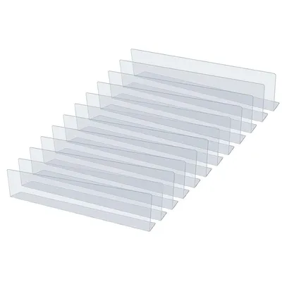 Produktbild von Transparente PVC Schutzleiste für Sofa und Bett 12er Set 40x4x8 cm verhindert Spielzeugverlust unter Möbeln kinderleicht montierbar