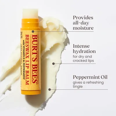 Produktbild von Lippenbalsam 4er Pack Bienenwachs, pflegender Honey Lippenstift, Lippenpflege